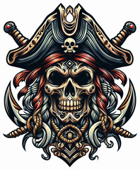 TRIBAL TATOO トライバル タトゥ 刺青 和柄 ドクロ 海賊 インディアン