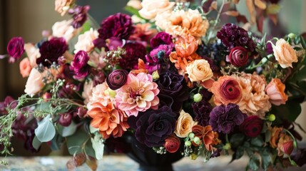 Baroque-style wallpaper
