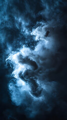 Mystical smoke patterns