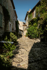 narrow street in town