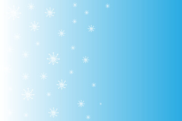 Vector background with snowflakes or fluff with free space for text and lettering. Natural shapes of plants and flowers on a delicate background.