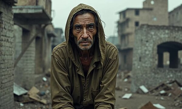 poor man on the street
