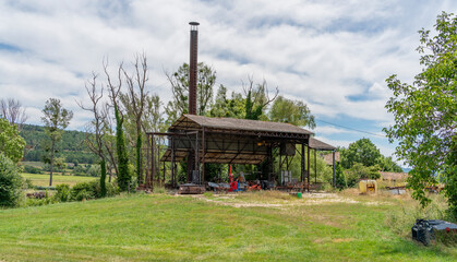 Old distillery in southern France