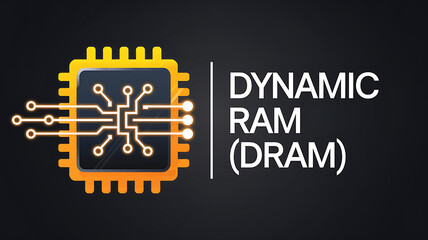 Obraz premium Dynamic RAM (DRAM)
