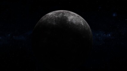 Mercury planet original view star space