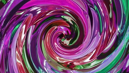 Vibrant Abstract Swirl Pattern
