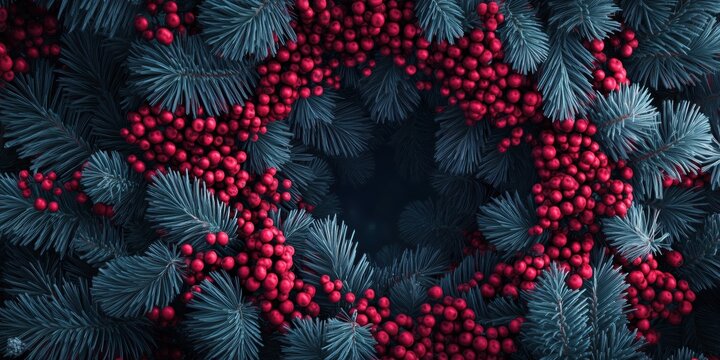 Mikroaufnahme von Eiskristallen in futuristischem Design