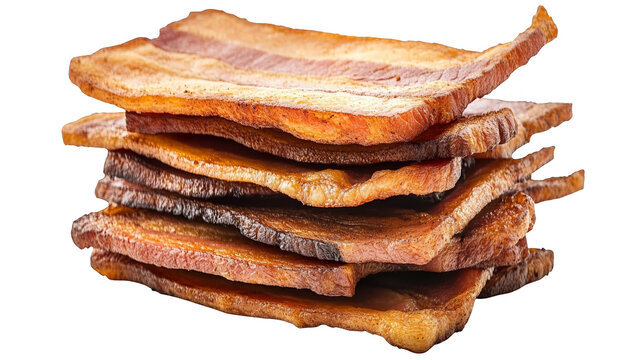 Golden stack, four slices of bread ready for toasting or a delicious sandwich creation - Powered by Adobe