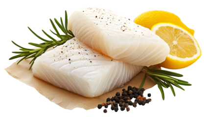 Fresh catch ready for the kitchen, two fish prepared on a wooden cutting board two