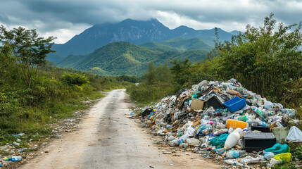 Mountain Roadside Waste