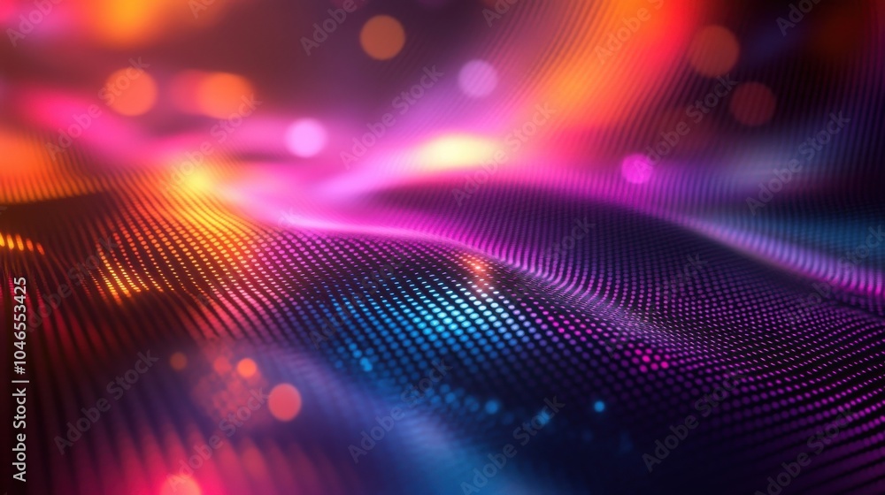 Poster abstract gradient grid background