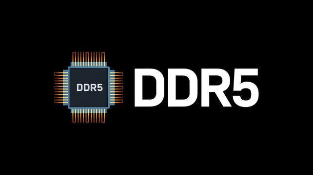 Illustration of the word DDR5