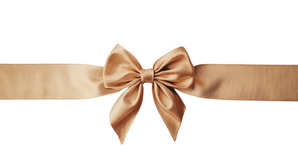 Fototapeta premium Realistic gold bow for decorating gifts, surprises for holidays. Packing presents for birthday, new year and Christmas. Promotion and Discount objects on transparent background