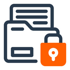 Fototapeta premium Data Security with File Encryption