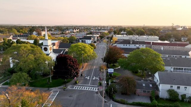 Fall color in Hyannis Massachusetts