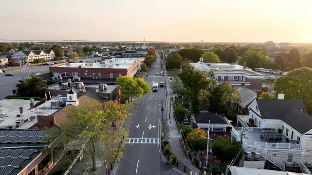 aerial fast and low in Hyannis Massachusetts