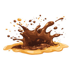 chocolate liquid splash