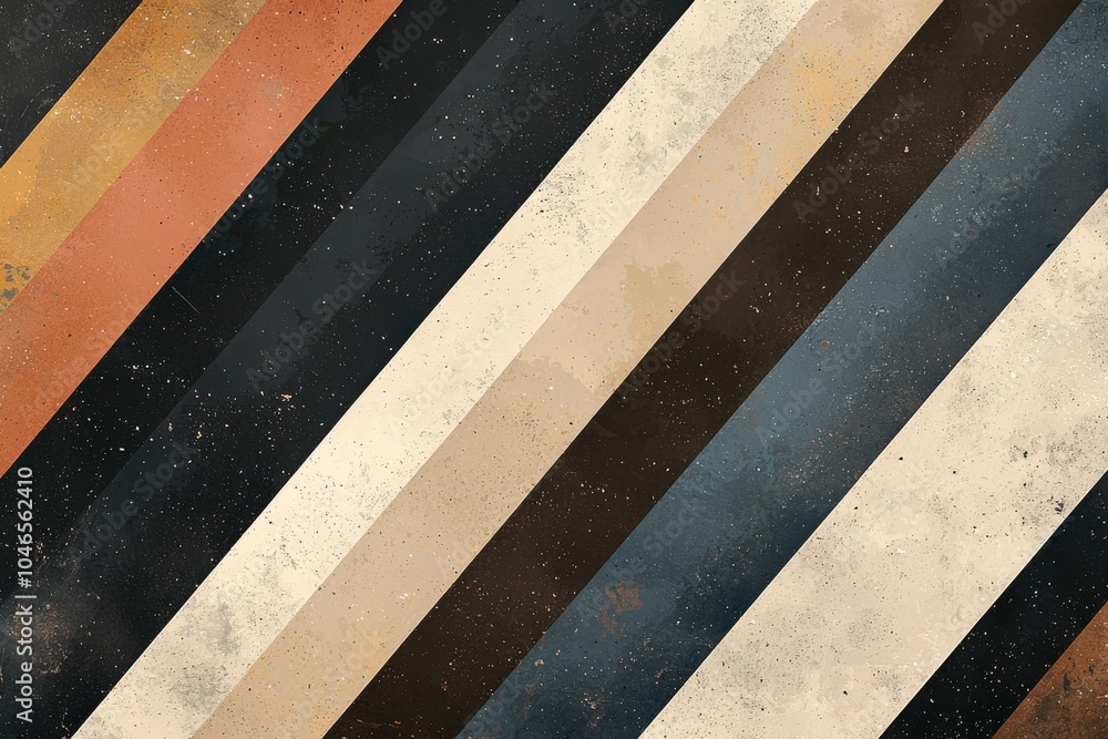 Aufkleber abstract minimalist wallpaper featuring textured diagonal stripes in multiple colors for a modern an