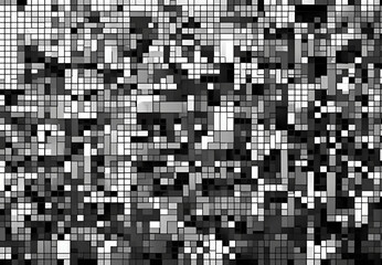 black and white dots artwork