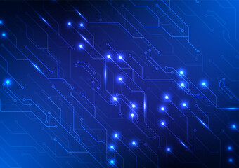 Abstract digital technology background. Circuit board, system and communication concept. Design for  network, vector, technology, digital, motherboard,computer, engineering,cyber.