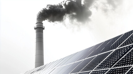 Chimney and Solar Panels