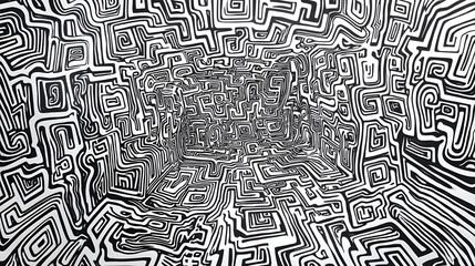 Abstract maze