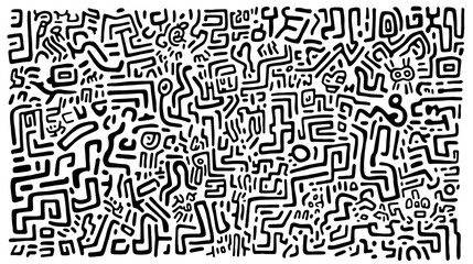 Abstract line patterns