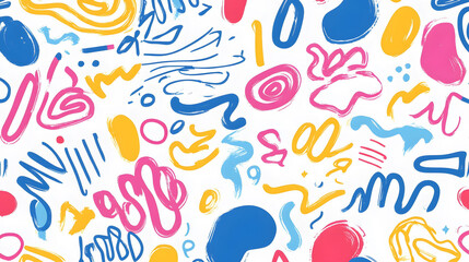 Colorful abstract shapes