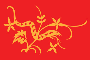 Fototapeta premium Chinese Snake