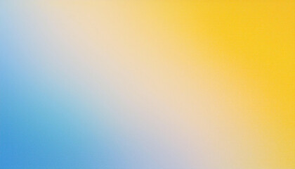 Fototapeta premium Serene Blue to Sunny Yellow Gradient: A calming transition of colors, perfect for backgrounds or design inspiration. Find your perfect hue!