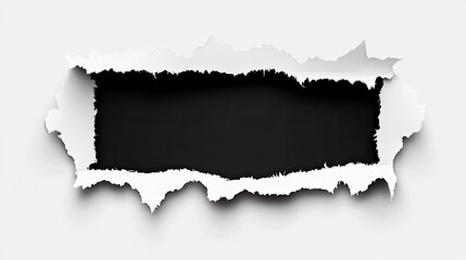  Banner with torn paper effect and textured