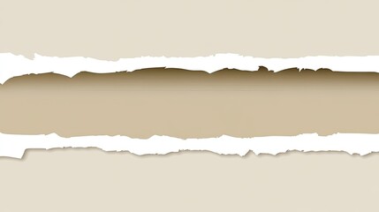 Naklejka premium Banner with torn paper effect and textured