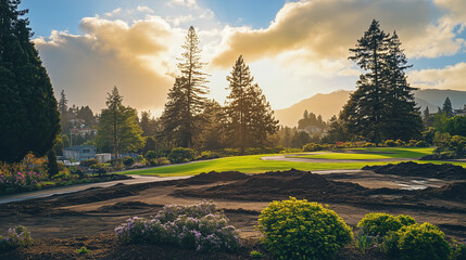 Golden Hour on the Golf Course