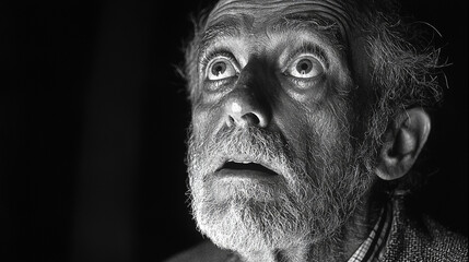 Fototapeta premium Scared eyes close up