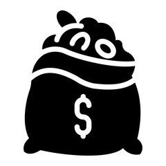 money bag Solid icon