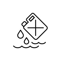 Oil icon symbol vector image Illustration
