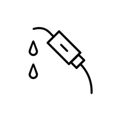 Oil icon symbol vector image Illustration
