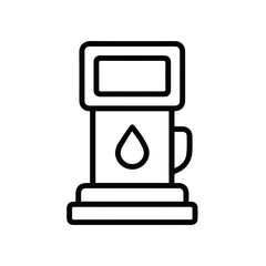 Oil icon symbol vector image Illustration
