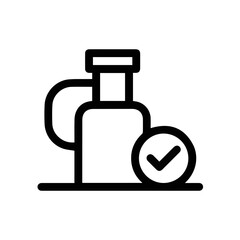 Oil icon symbol vector image Illustration
