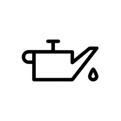 Obraz premium Oil icon symbol vector image Illustration 