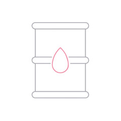 Oil icon symbol vector image Illustration
