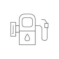 Oil icon symbol vector image Illustration
