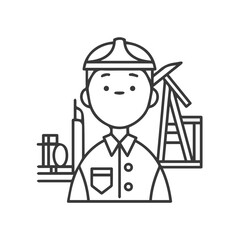 Oil icon symbol vector image Illustration
