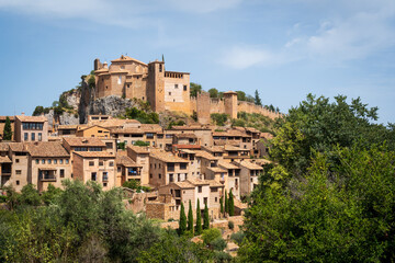 Obraz premium Alquézar in the province of Huesca, in the autonomous community of Aragon, Spain