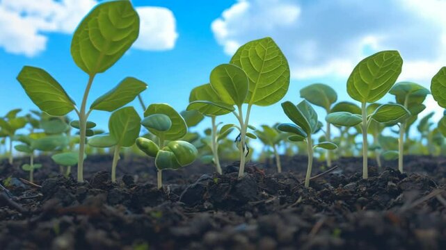 Plant growth timelapse