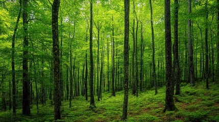 Lush Green Forest