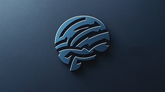 Animated logo representing a mind, symbolizing improvement and formation, with a unique design resembling a unanimous shape. This logo captures the essence of creativity and innovation, 