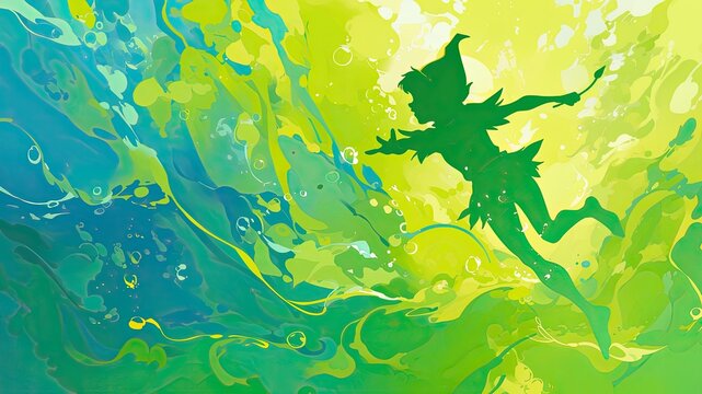 ピーターパンのシルエット_2