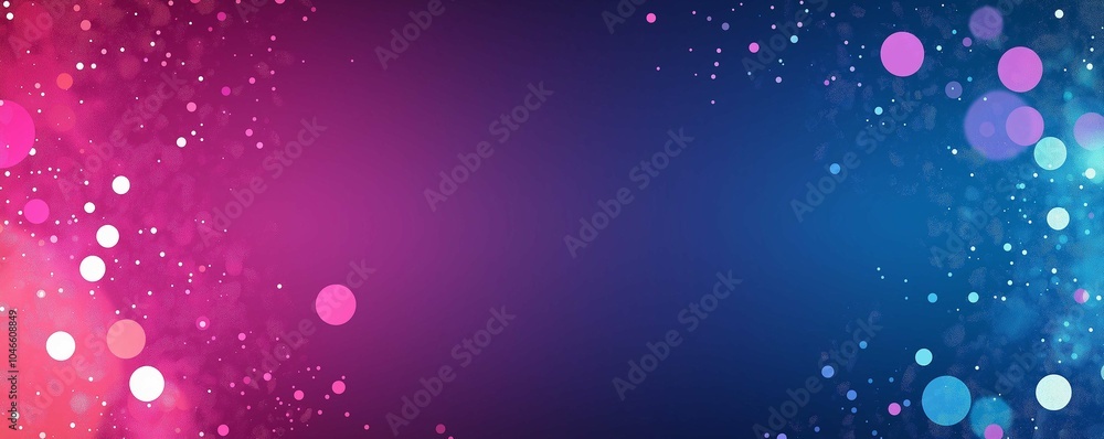 Poster colorful swirl pattern with polka dots and background