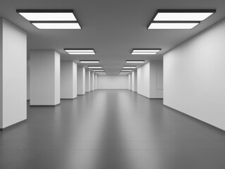 Fototapeta premium Empty Hallway.